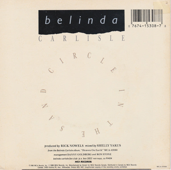Belinda Carlisle - Circle In The Sand - 1988
