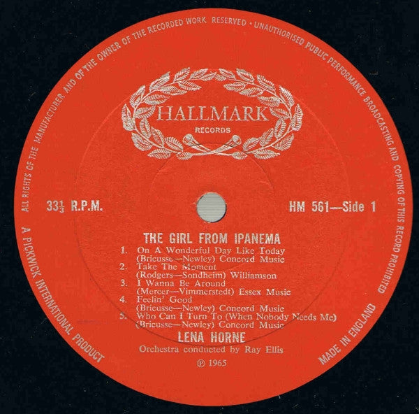 Lena Horne - Girl From Ipanema