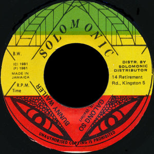 Bunny Wailer - Galong So - 1981