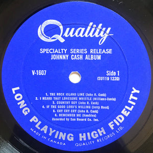 Johnny Cash - With His Hot And Blue Guitar - 1957