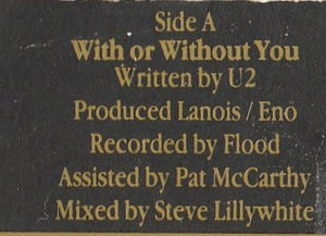 U2 - With Or Without You - 1987