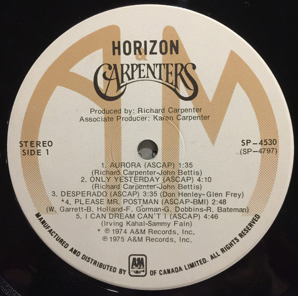 Carpenters - Horizon - 1975