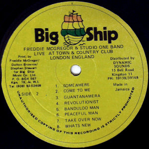 Freddie McGregor - Live At Town And Country Club London England