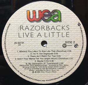 The Razorbacks (2) - Live A Little