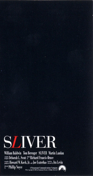 Various - Sliver (Music From The Motion Picture) - 1993