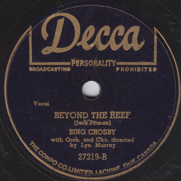 Bing Crosby - Harbor Lights / Beyond The Reef