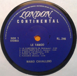 Mario Cavallero - Le Tango -