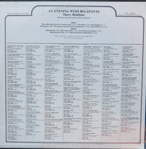Harry Belafonte - An Evening With Belafonte