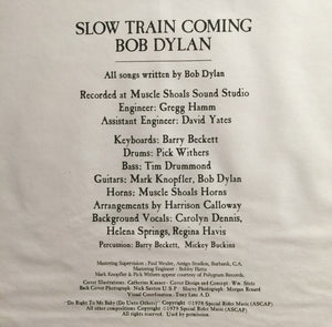 Bob Dylan - Slow Train Coming Vinyl Record