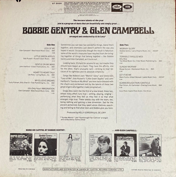 Bobbie Gentry and Glen Campbell - Vinyl Record