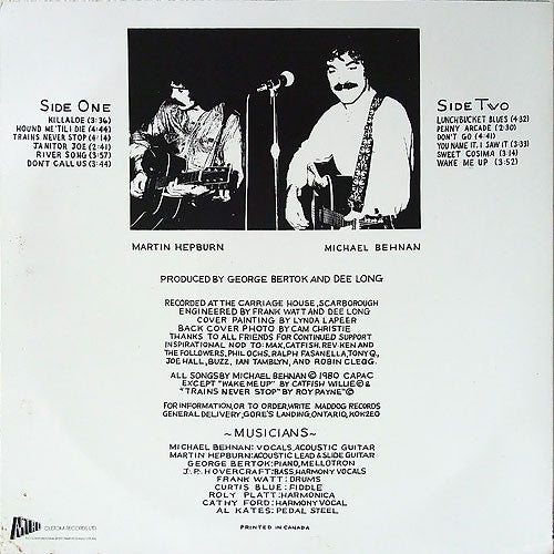 Michael Behnan - Sweet Cosima - 1980