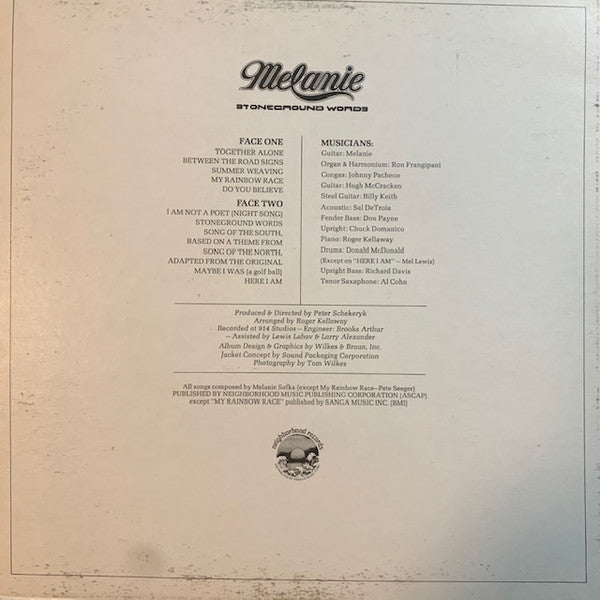 Melanie (2) - Stoneground Words