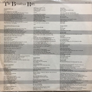 Boomtown Rats, The - Mondo Bongo - 1981