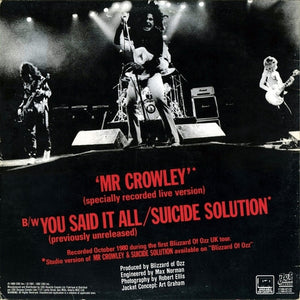 Ozzy Osbourne - Live E.P. - 1982