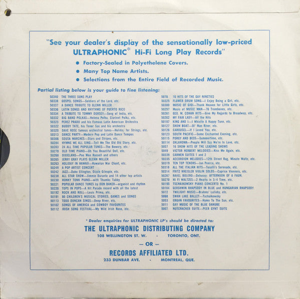Various - 8 Top Hits Only 99¢ Vinyl Record