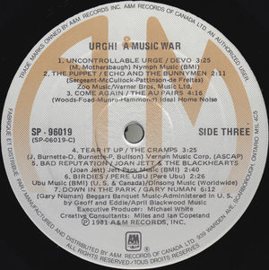 Various - Urgh! A Music War