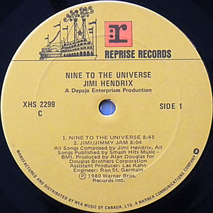 Jimi Hendrix - Nine To The Universe - 1980