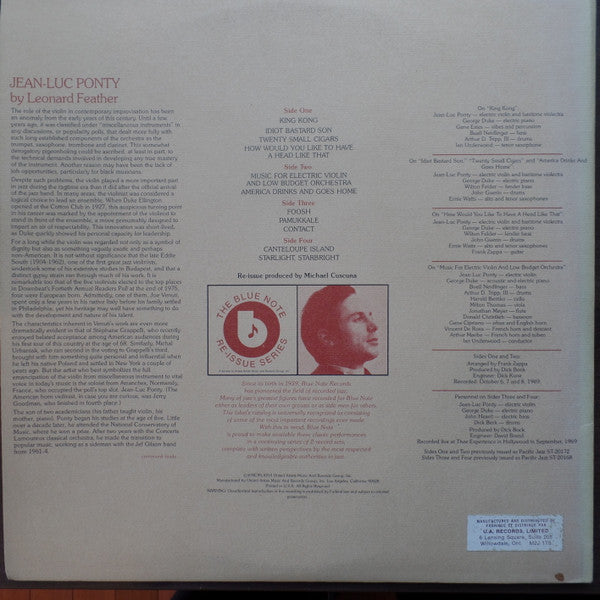 Jean-Luc Ponty - Canteloupe Island