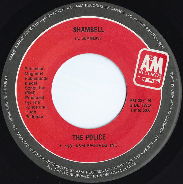 Police, The - Every Little Thing She Does Is Magic - 1981