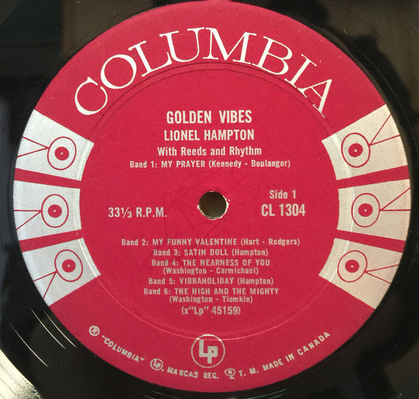Lionel Hampton - Golden Vibes Vinyl Record