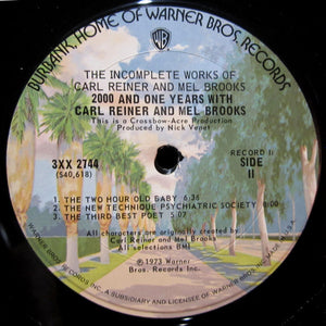 Carl Reiner & Mel Brooks - The Incomplete Works Of Carl Reiner & Mel Brooks - 1973