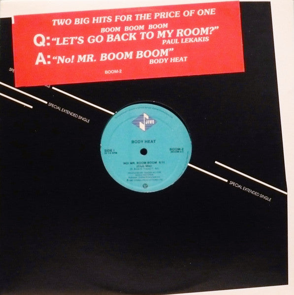 Paul Lekakis - Boom Boom (Let's Go Back To My Room) / No! Mr. Boom Boom