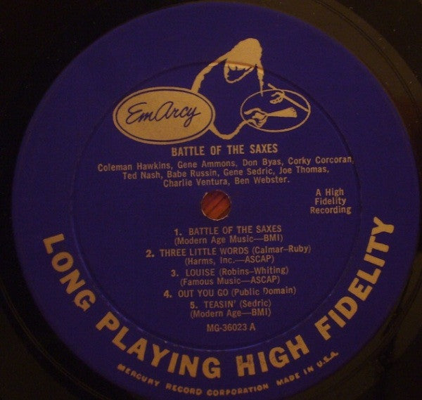 Various - Battle Of The Saxes, Tenor All Stars