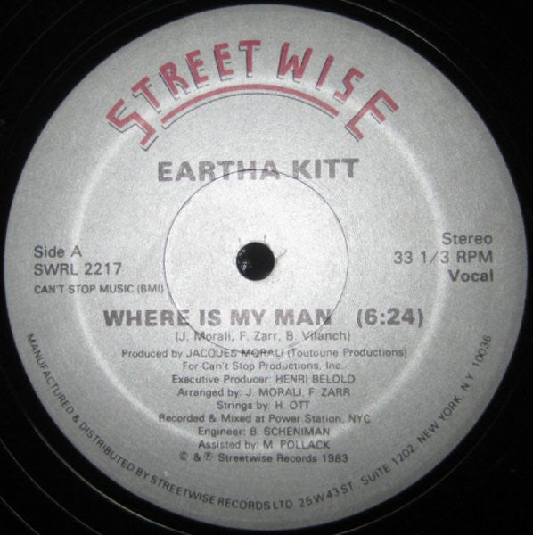 Eartha Kitt - Where Is My Man - 1983