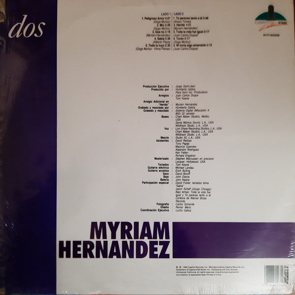 Myriam Hernandez - Dos - 1990