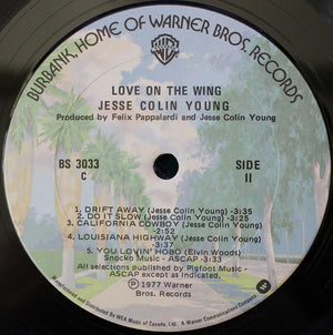 Jesse Colin Young - Love On The Wing - 1977