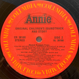 Various - Annie - Original Children's Soundtrack And Story - 1982