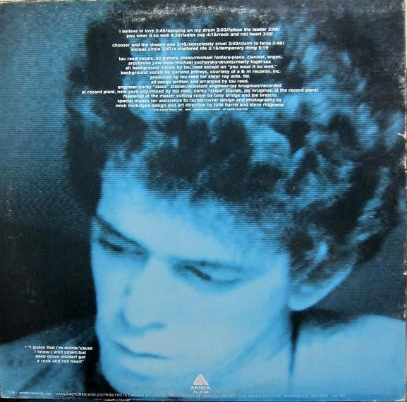 Lou Reed - Rock And Roll Heart - 1976