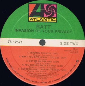 Ratt - Invasion Of Your Privacy - 1985