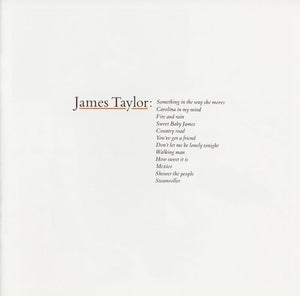James Taylor - James Taylor's Greatest Hits Vinyl Record