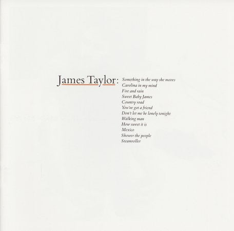 James Taylor  - James Taylor's Greatest Hits Vinyl Record