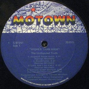Undisputed Truth, The - Higher Than High - 1975