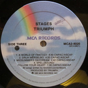 Triumph - Stages - 1985