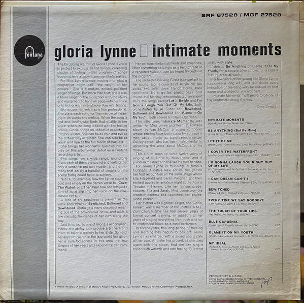 Gloria Lynne - Intimate Moments