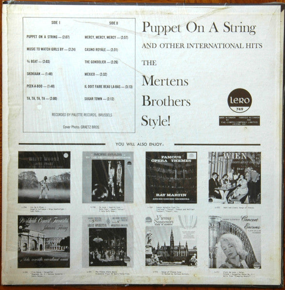 Mertens Brothers Style, The - Puppet On A String -
