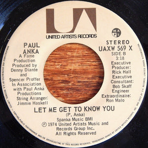 Paul Anka - One Man Woman / One Woman Man - 1974