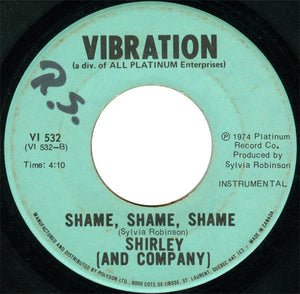 Shirley & Company - Shame, Shame, Shame