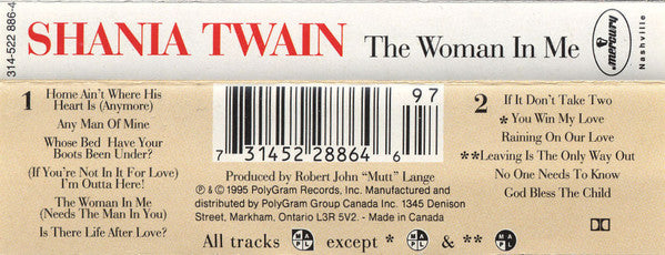 Shania Twain - The Woman In Me