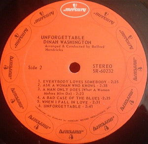 Dinah Washington - Unforgettable - 1970