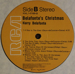 Harry Belafonte - Belafonte's Christmas - 1976