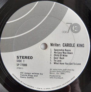 Carole King - Writer: Carole King