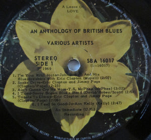 Various - An Anthology Of British Blues - 1972
