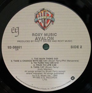 Roxy Music - Avalon - 1982