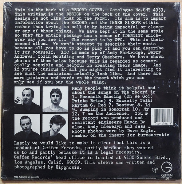 XTC - Go 2 Vinyl Record