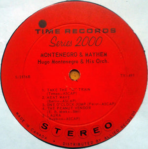 Hugo Montenegro And His Orchestra - Montenegro & Mayhem - 1965