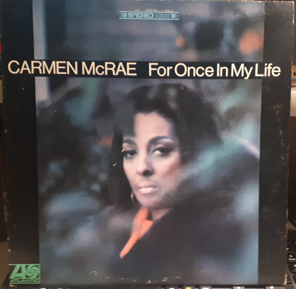 Carmen McRae - For Once In My Life Vinyl Record